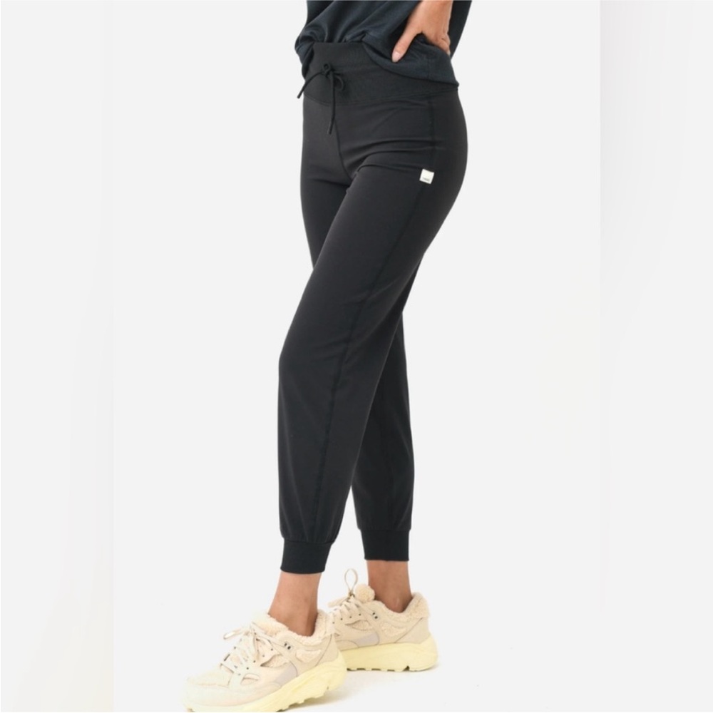 Vuori Jet Black Joggers